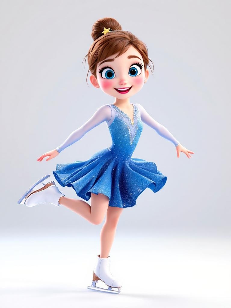 Фигурист — взлёт акселя